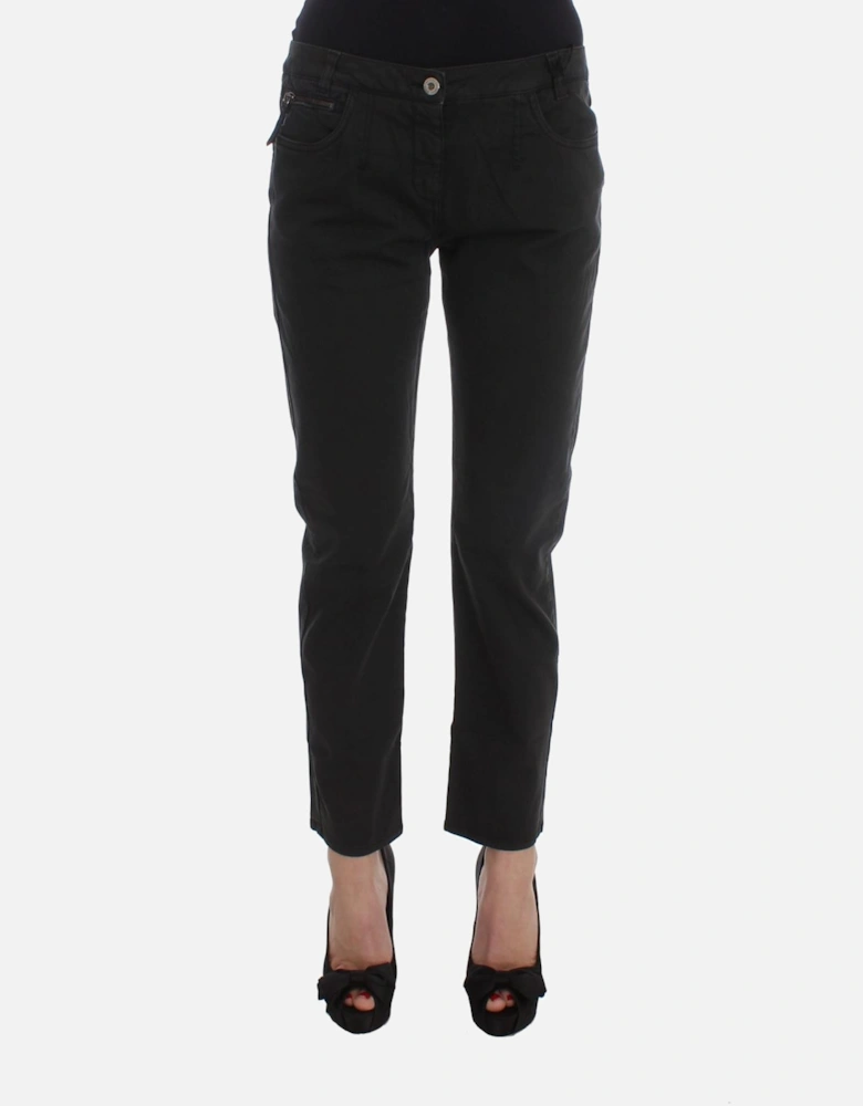 Straight Leg Jeans Women - Black Jeans