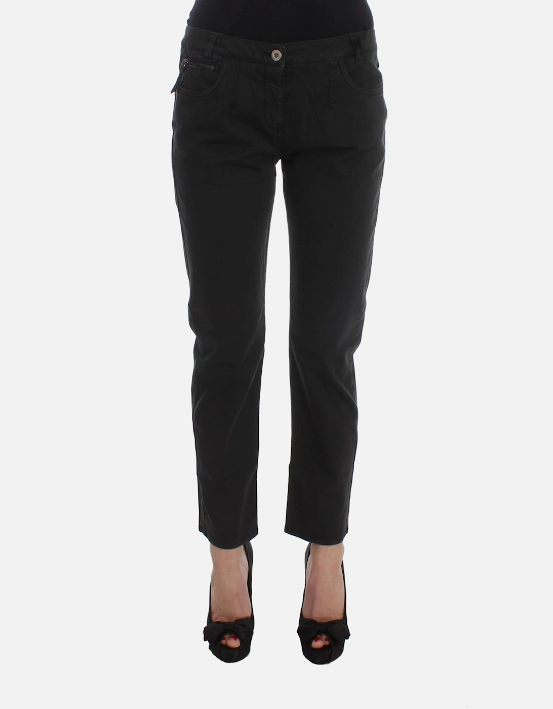 Straight Leg Jeans Women - Black Jeans, 7 of 6