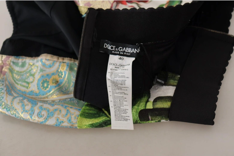 Dolce Gabbana Patchwork Shorts Multicolor Women