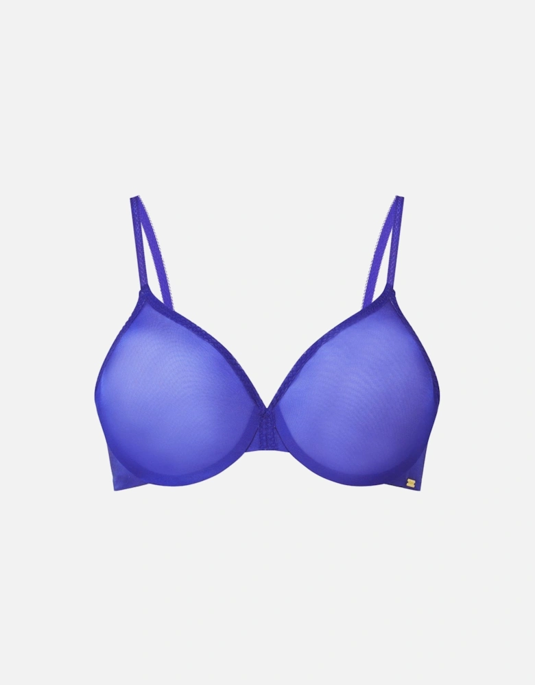 Glossies Sheer Invisible Moulded Bra - Spectrum Blue