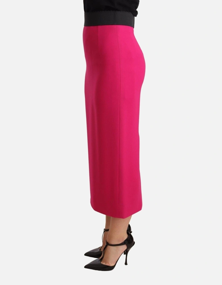 Dolce Gabbana Midi Pencil Skirt Women - Pink
