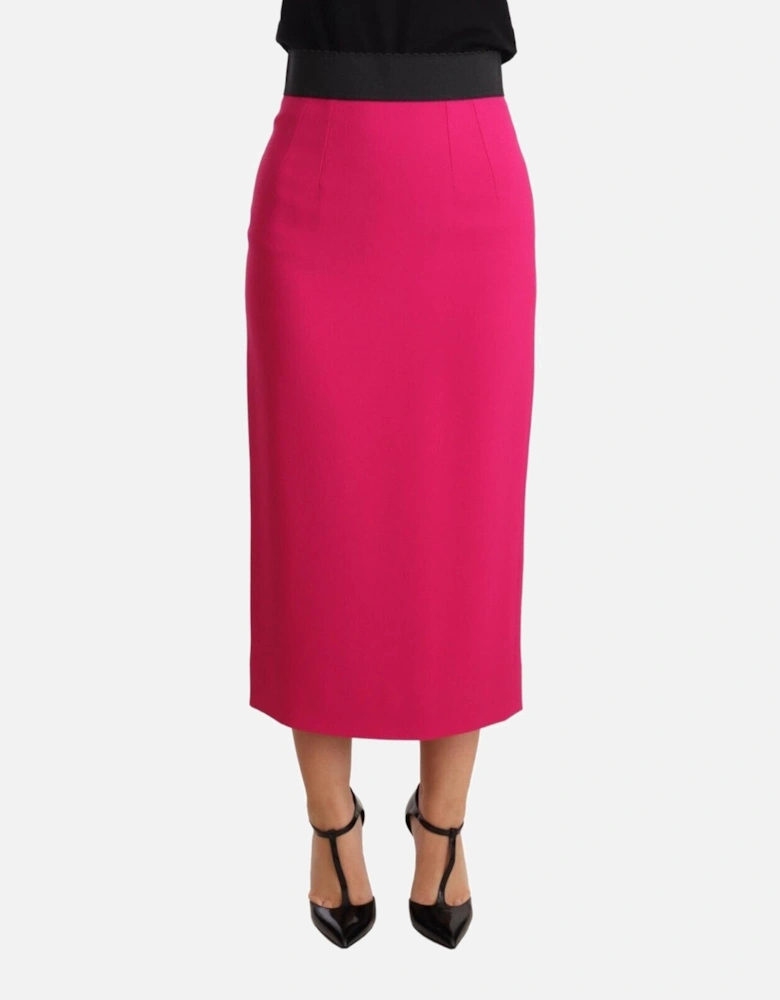 Dolce Gabbana Midi Pencil Skirt Women - Pink