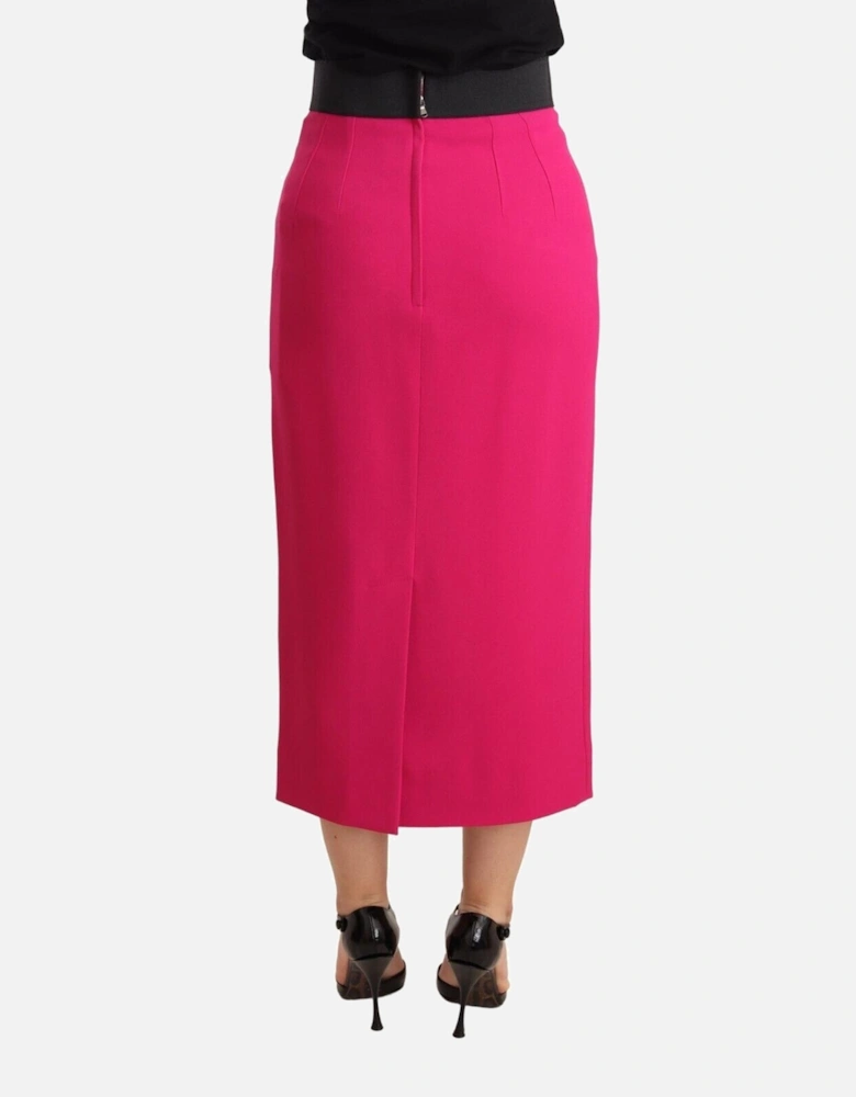 Dolce Gabbana Midi Pencil Skirt Women - Pink