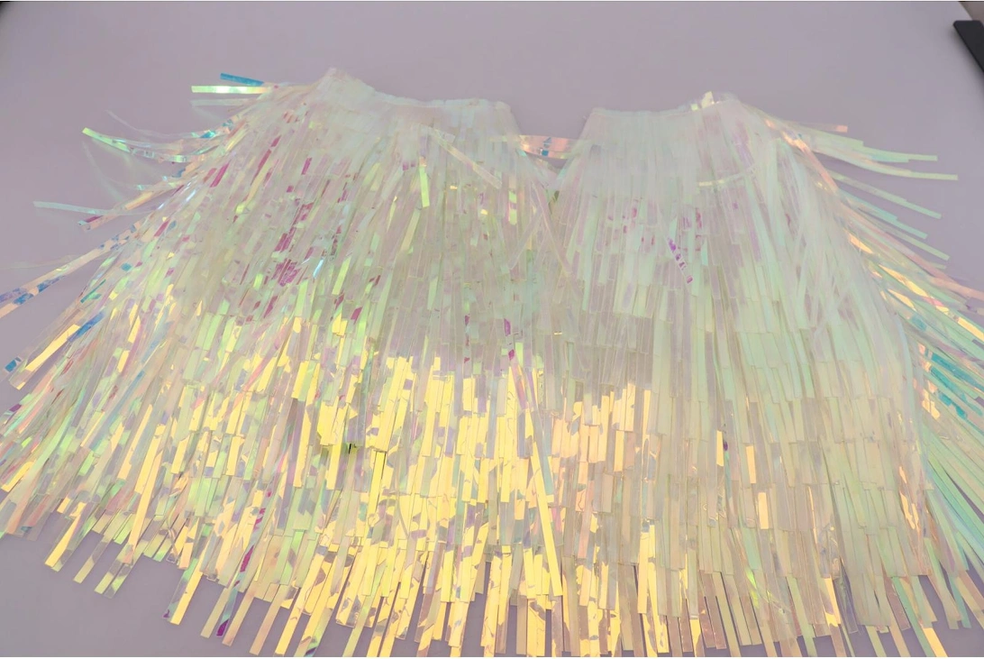 Mini Sequin Fringe Skirt Women - Multicolor
