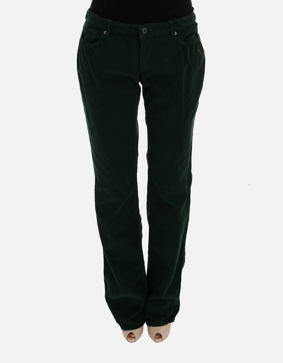 Corduroy Pants Casual Style Women - Green Jeans, 7 of 6