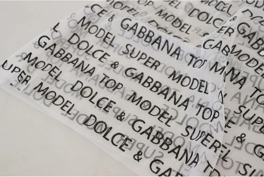 Dolce Gabbana Mini Skirt Model Print Women - White