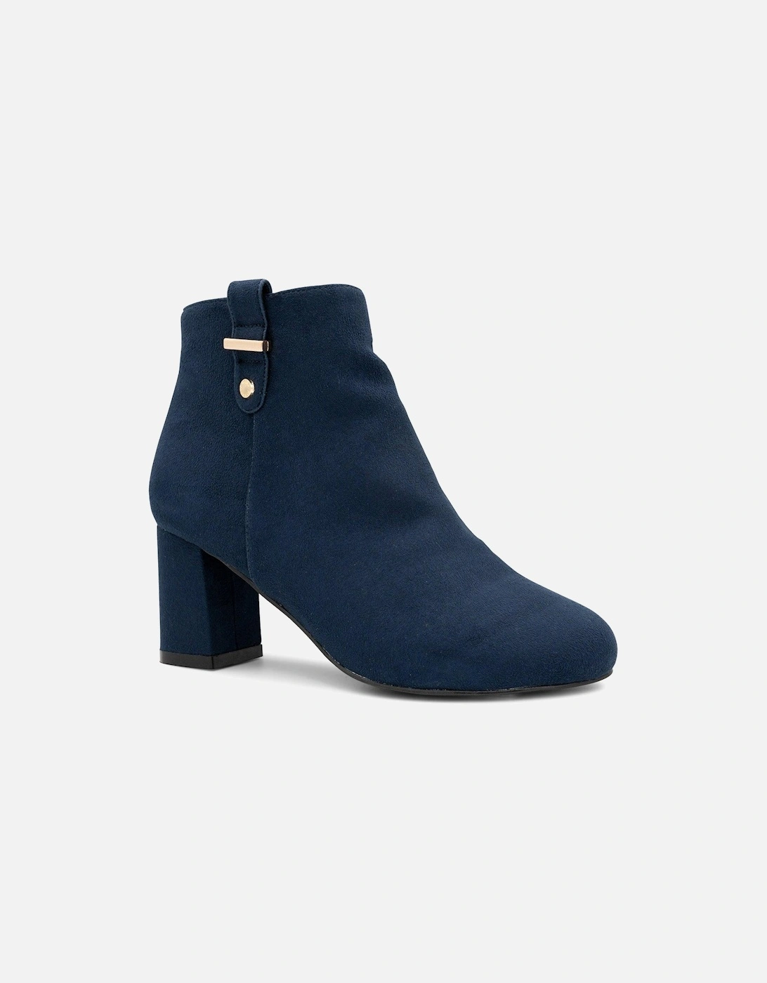 Billie Wide Fit Boot - Navy