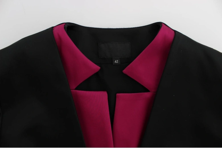 Three Button Single Breasted Blazer Women - Black Suits