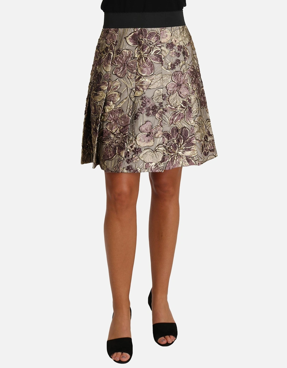 Dolce Gabbana Floral Brocade Mini Skirt Women - Multicolor, 5 of 4