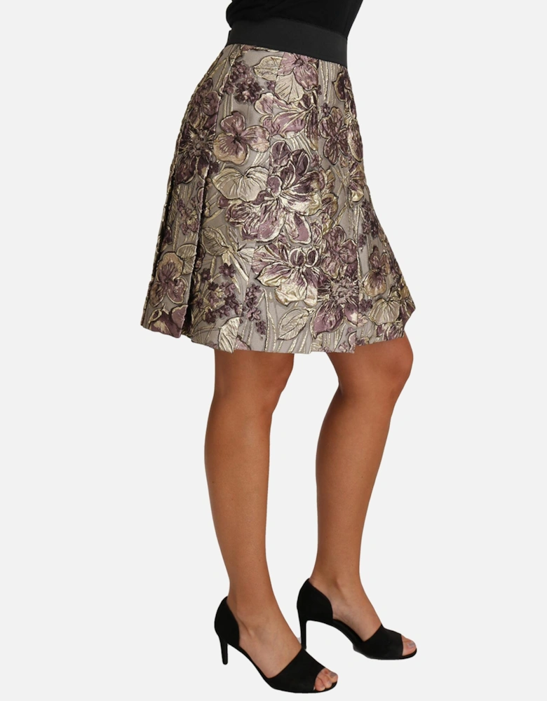 Dolce Gabbana Floral Brocade Mini Skirt Women - Multicolor