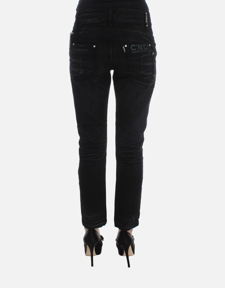 Boyfriend Jeans Relaxed Fit Women - Black Jeans