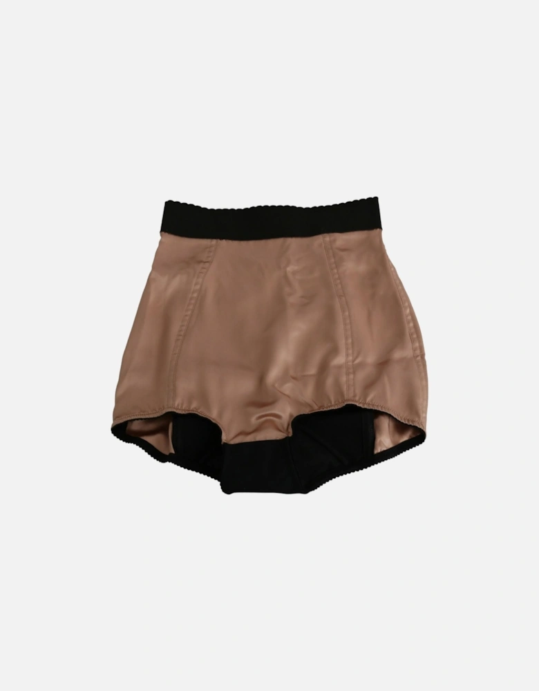 HighWaist Satin Shorts Silk Shorts Women - Beige