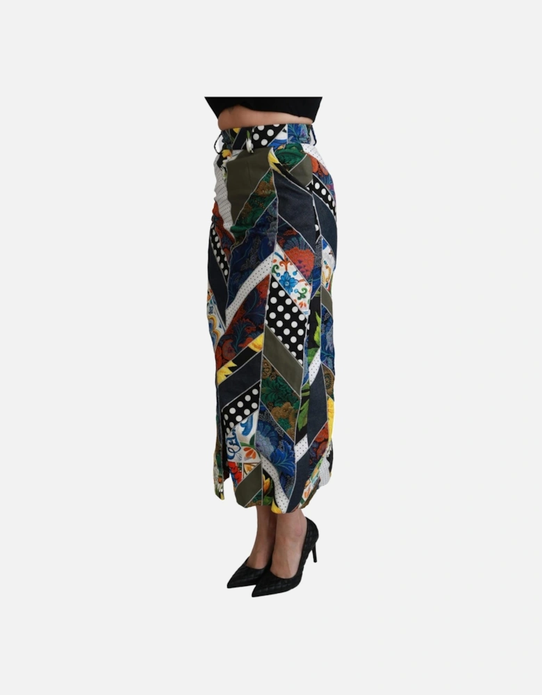 Dolce Gabbana Patchwork Pencil Skirt Women - Multicolor