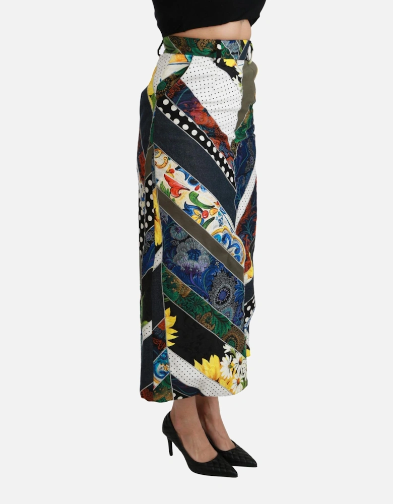 Dolce Gabbana Patchwork Pencil Skirt Women - Multicolor
