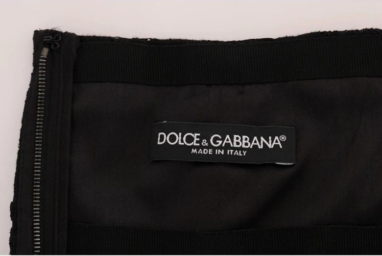 Dolce Gabbana Lace Mini Skirt Aline Women - Black