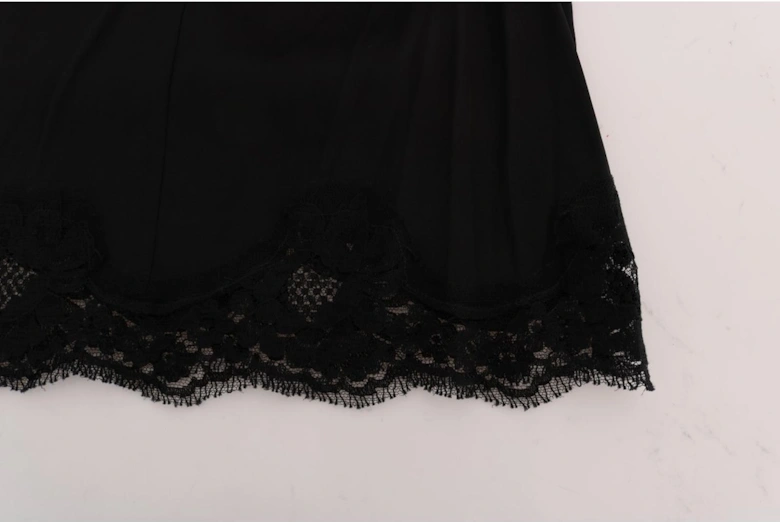 Dolce Gabbana Lace Mini Skirt Aline Women - Black