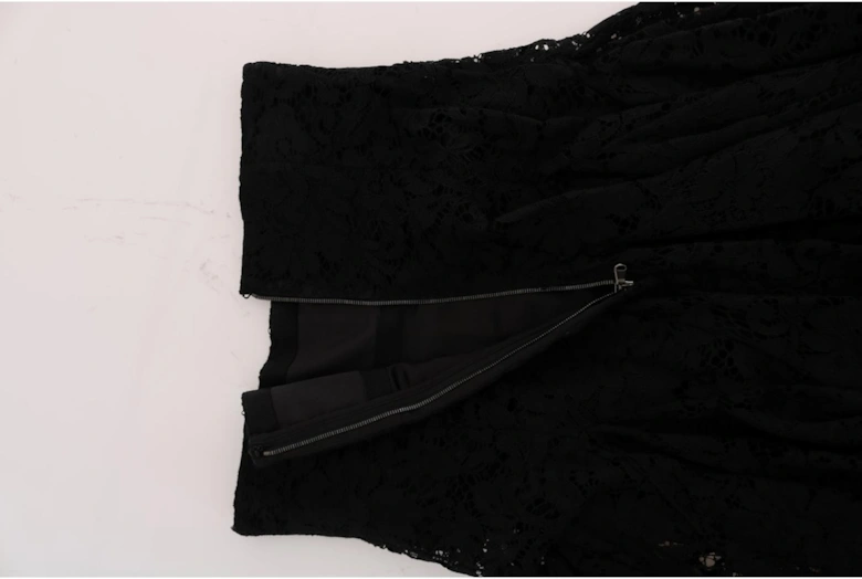 Dolce Gabbana Lace Mini Skirt Aline Women - Black