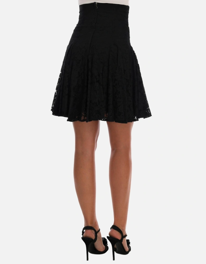Dolce Gabbana Lace Mini Skirt Aline Women - Black