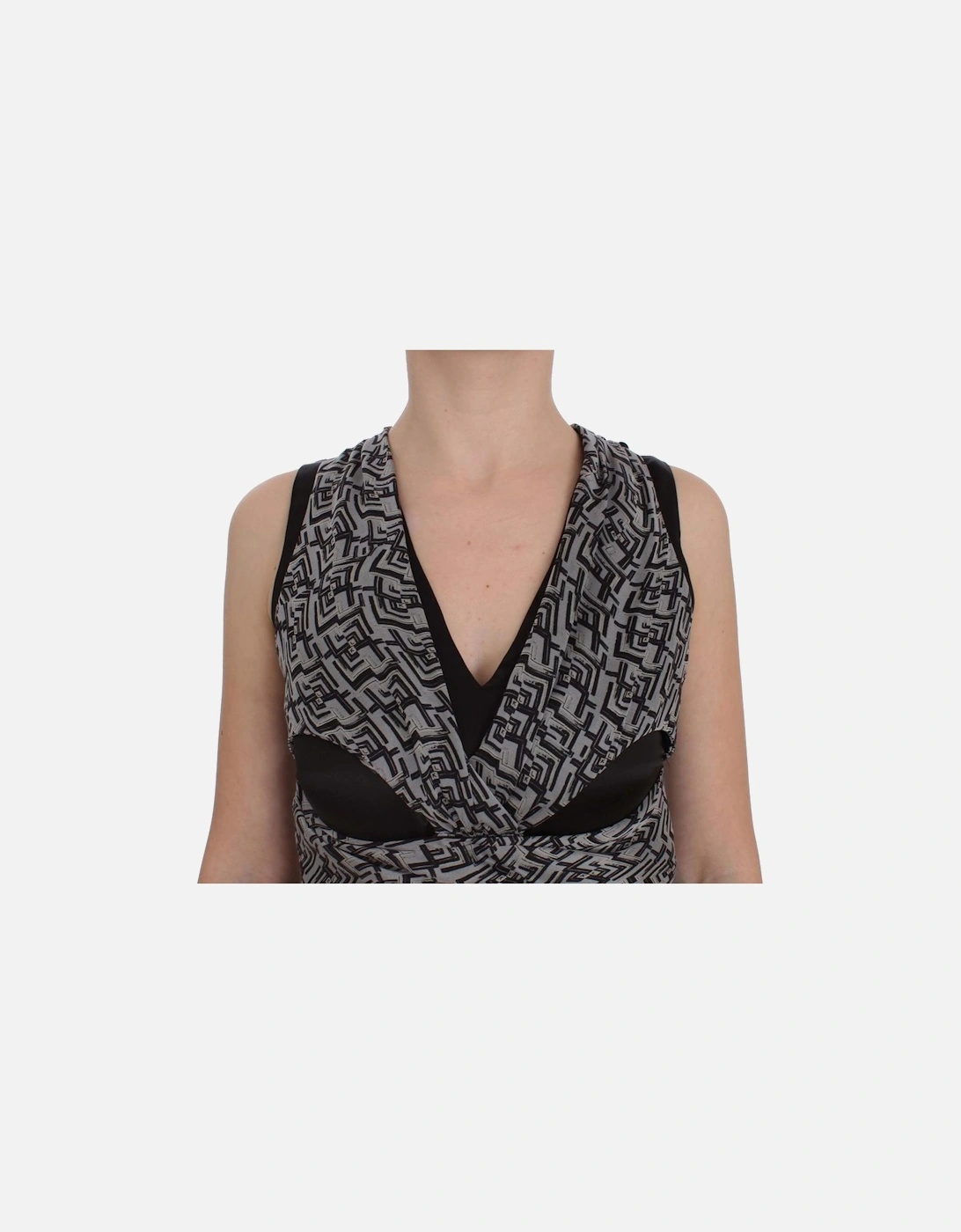 Sleeveless Geometric Top Women - Gray T-Shirts