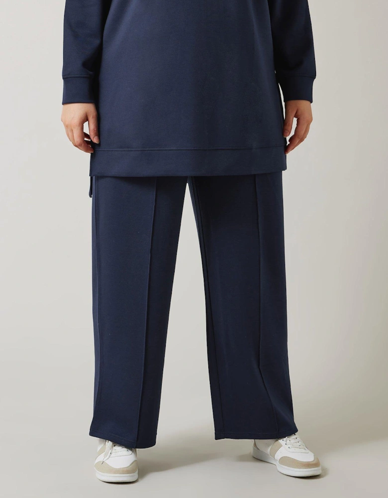 Wide Leg Jogger - Blue