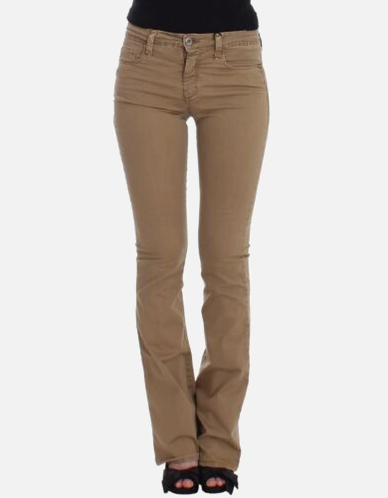 Bootcut Jeans Women - Beige Jeans