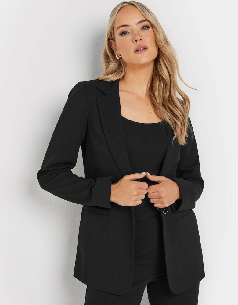 Stretch Tailored Blazer - Black