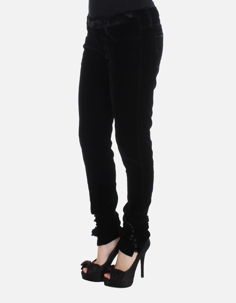 Velvet Trousers Black Velvet Pants Women Jeans