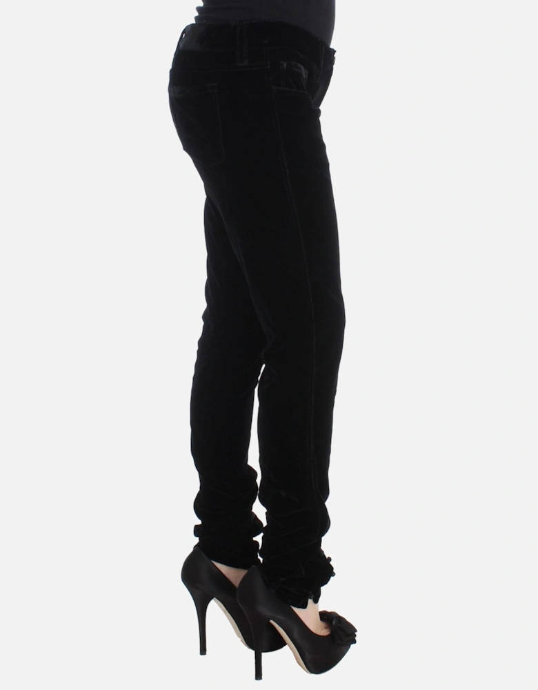 Velvet Trousers Black Velvet Pants Women Jeans