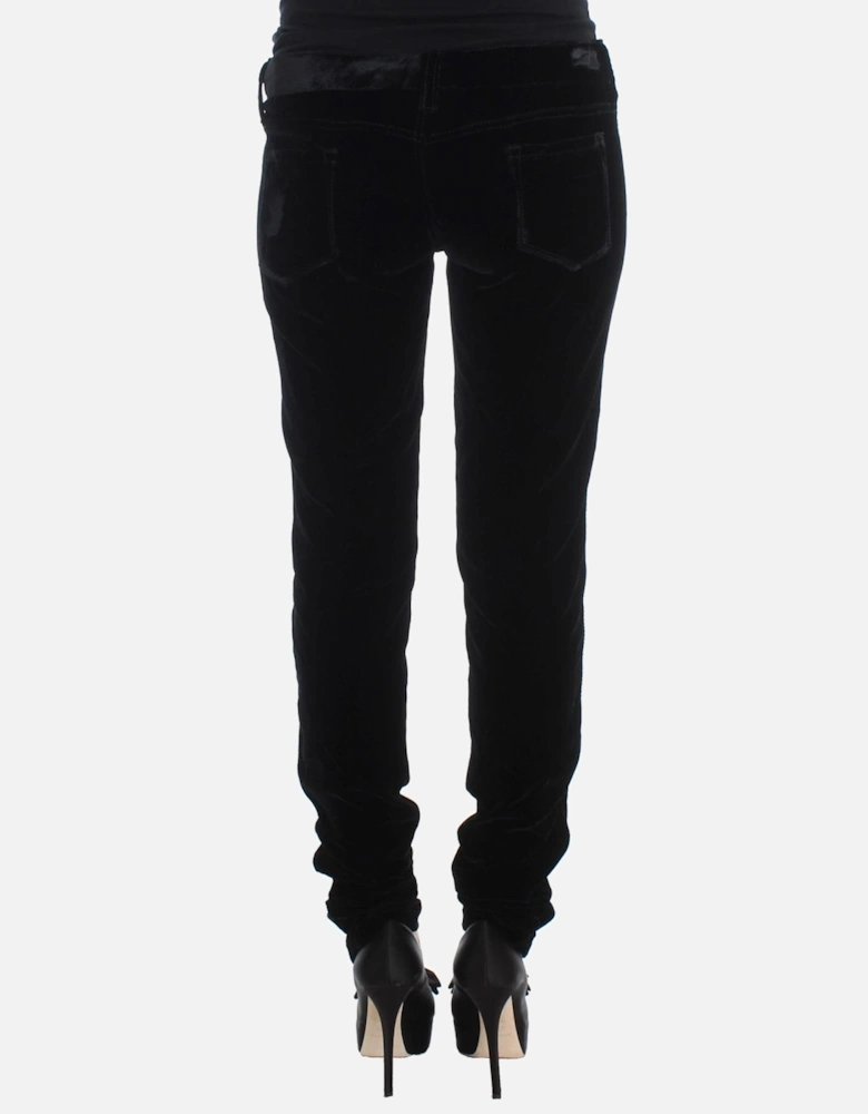 Velvet Trousers Black Velvet Pants Women Jeans