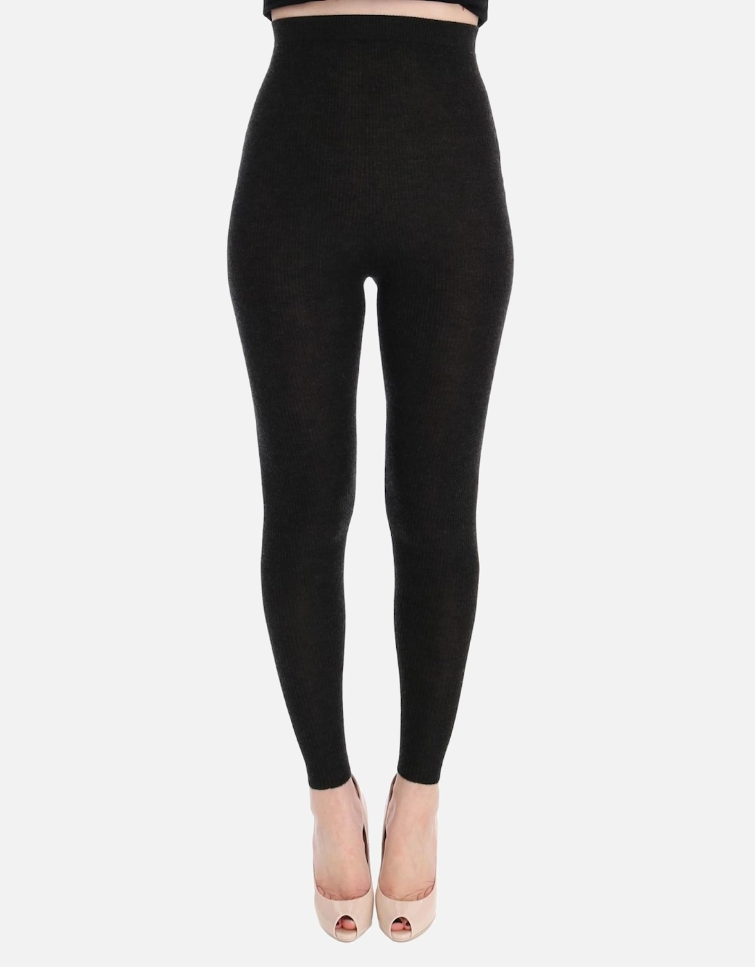 Wool Leggings Women - Gray Pantyhose, 6 of 5