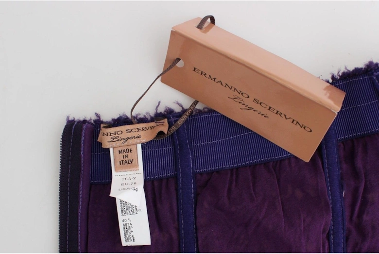 Lace Corset Top Strapless Sleeveless Women - Purple T-Shirts