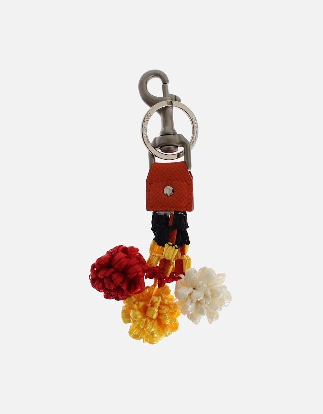 Dolce Gabbana Keychain Multicolor Tassel Keychain Women - Red