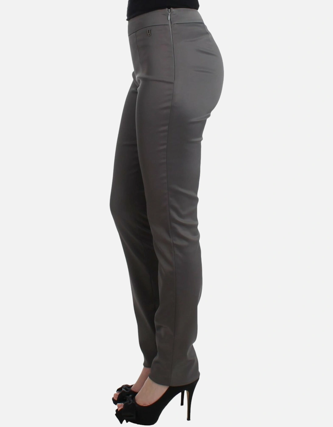 Galliano Pants Straight Leg Gray Women Jeans