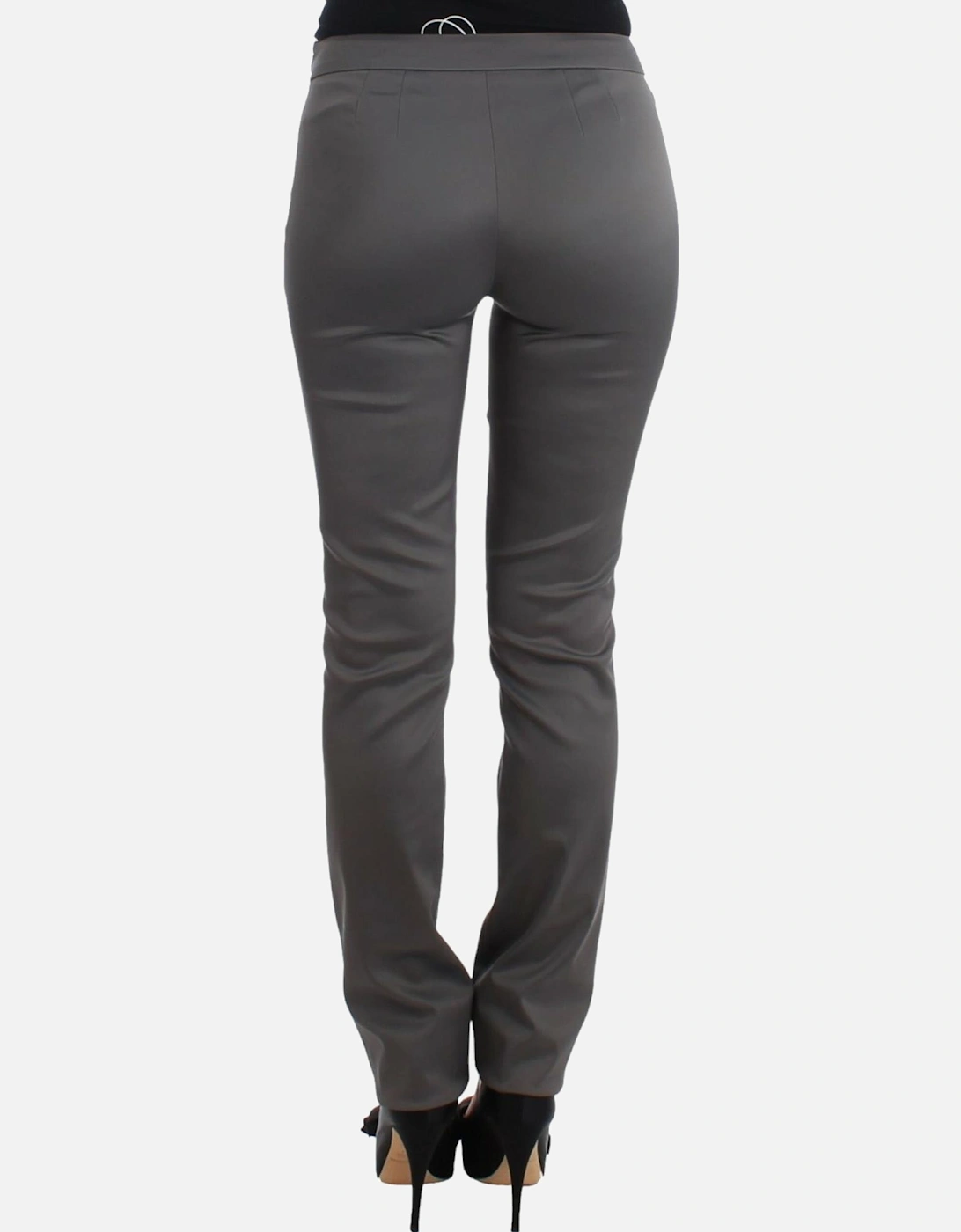 Galliano Pants Straight Leg Gray Women Jeans