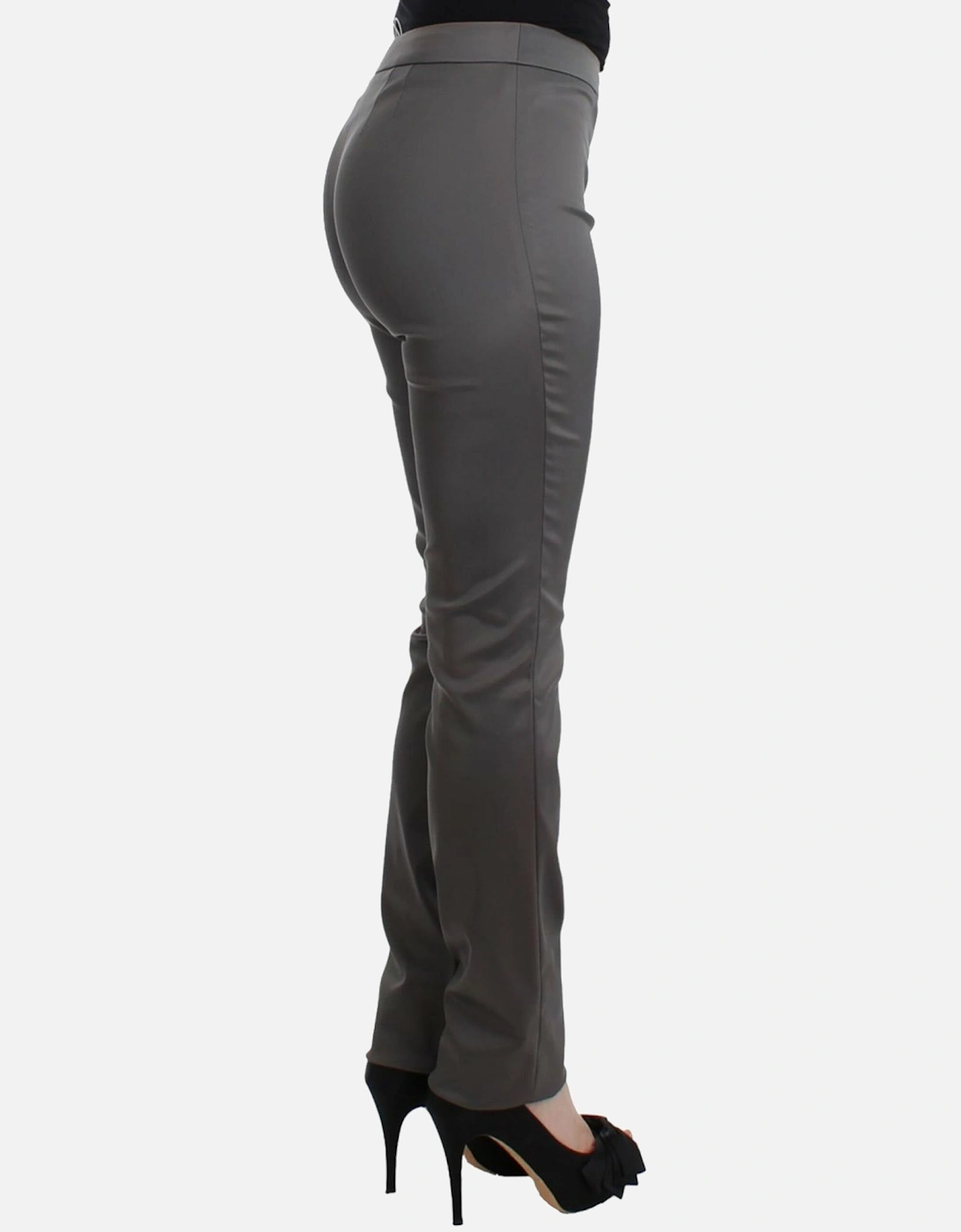 Galliano Pants Straight Leg Gray Women Jeans