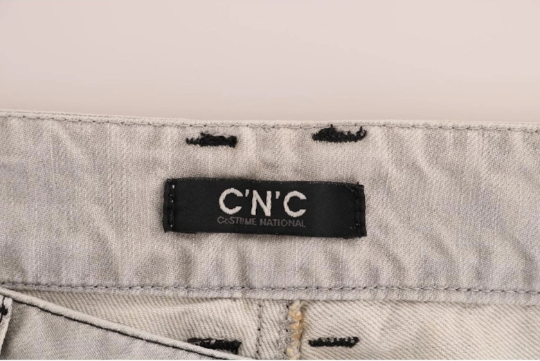 Super Slim Gray Wash Jeans Women Jeans