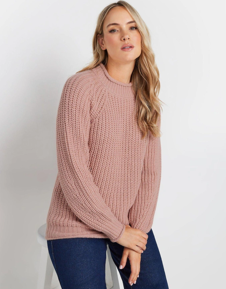 Knitted Jumper - Pink