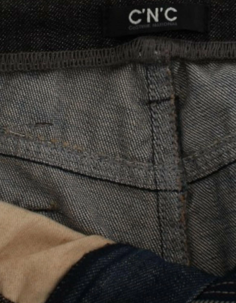 Straight Leg 100% Cotton Jeans Women - Blue Jeans