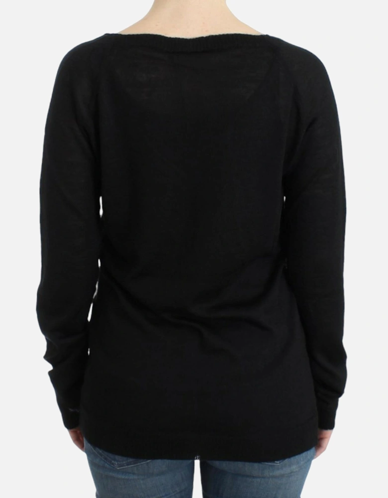 Casual Knitwear Pullover Sweater Women - Black