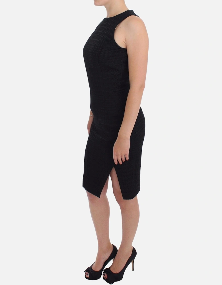 Exquisite Sheath Dress with Zipper Back Closure Women - Black Dresses