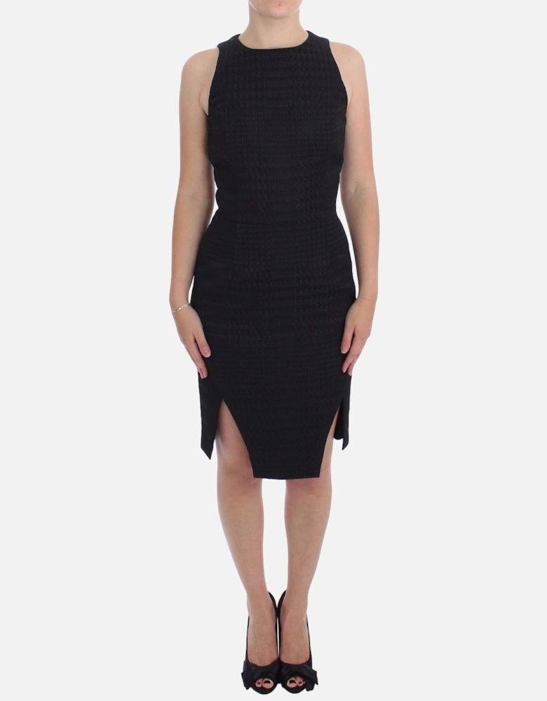 Exquisite Sheath Dress with Zipper Back Closure Women - Black Dresses