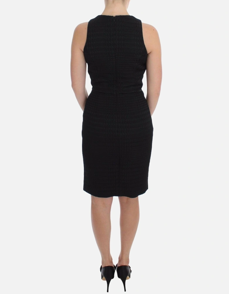 Exquisite Sheath Dress with Zipper Back Closure Women - Black Dresses