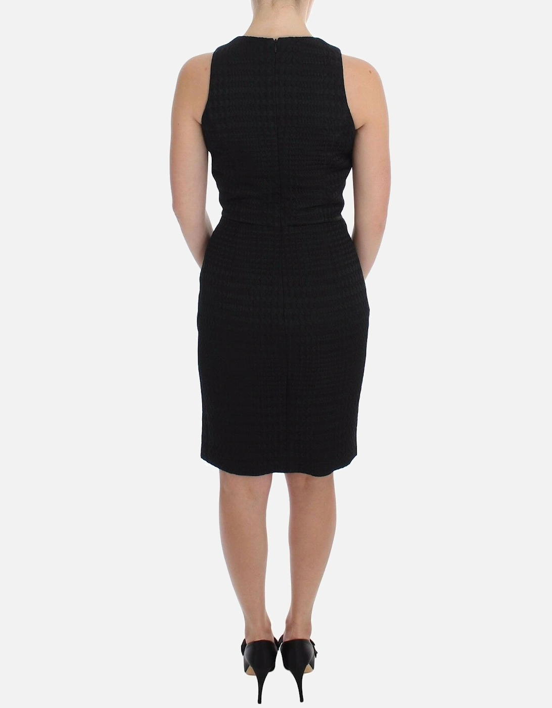 Exquisite Sheath Dress with Zipper Back Closure Women - Black Dresses