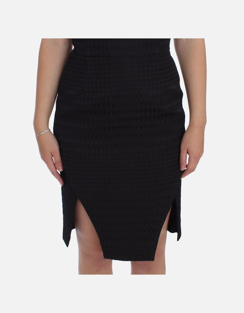 Exquisite Sheath Dress with Zipper Back Closure Women - Black Dresses