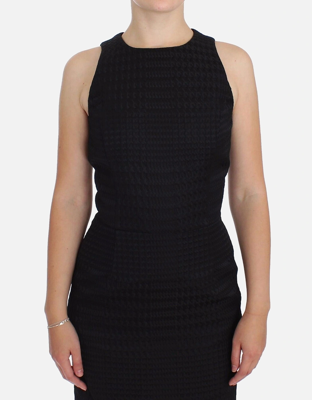 Exquisite Sheath Dress with Zipper Back Closure Women - Black Dresses