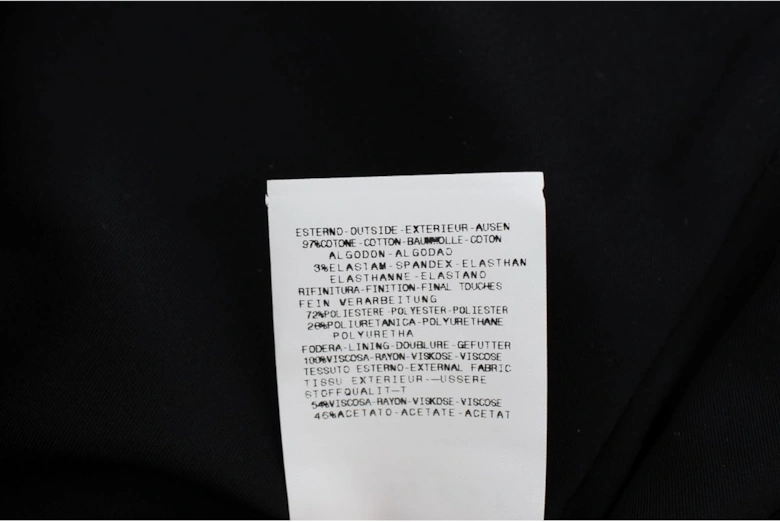 Asymmetrical Skirt Patent Leather Detail Women - Black