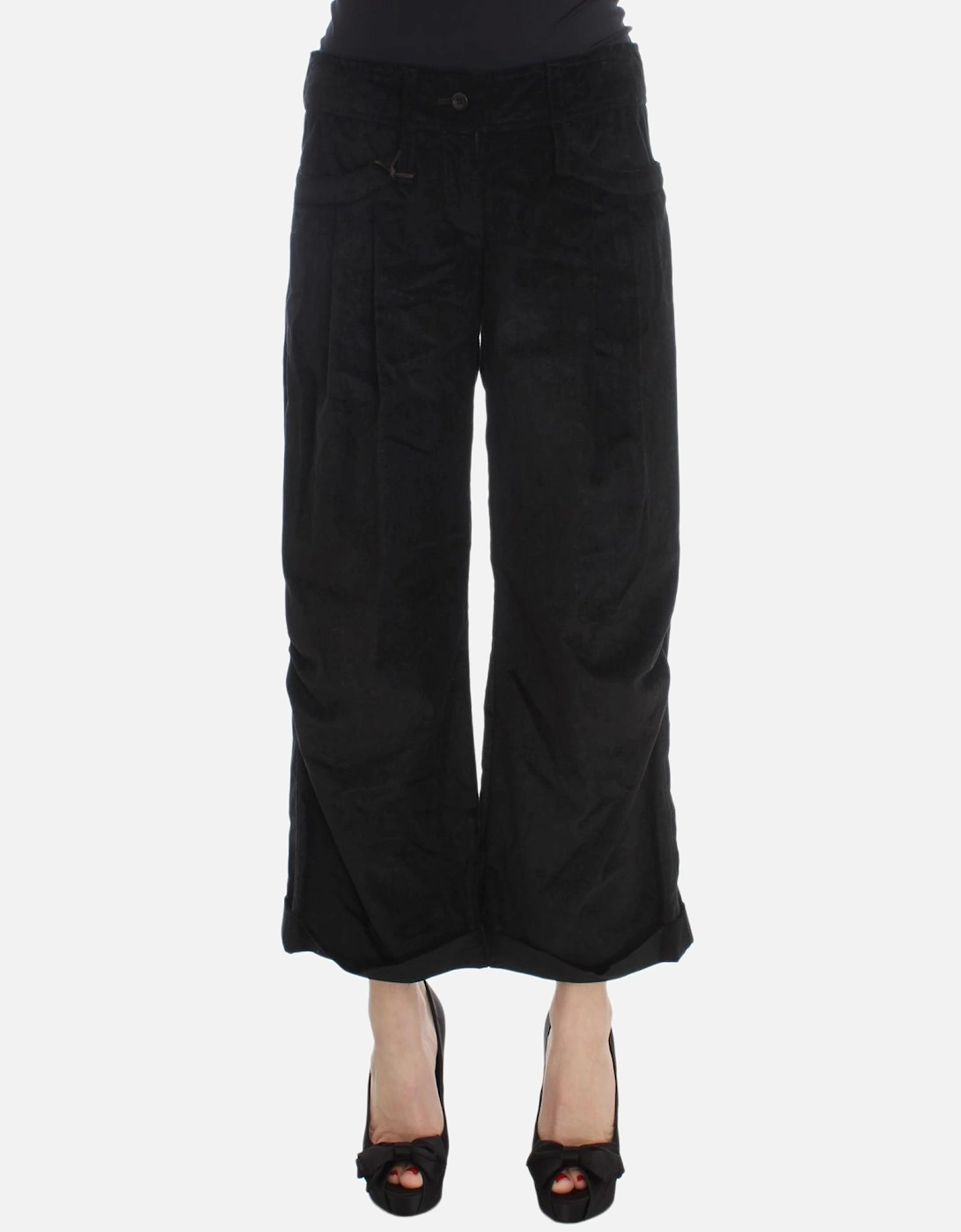 Wide Leg Pants Women - Black Jeans, 7 of 6