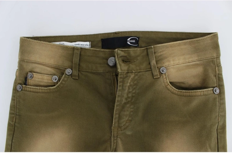 Skinny Jeans Olive Green Women Jeans