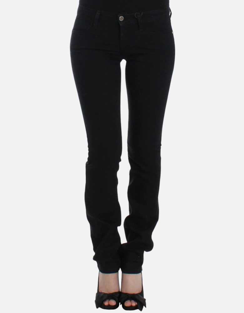Straight Leg Jeans Women - Black Jeans