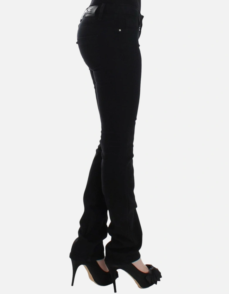 Straight Leg Jeans Women - Black Jeans